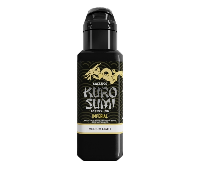 Kuro Sumi Imperial Medium Light - Tusz do tatuażu, 44 ml.png